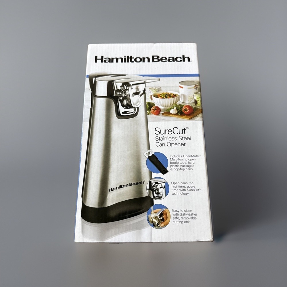 Hamilton Beach Electric Can Opener MODEL# 76778JFG (NEW IN BOX)